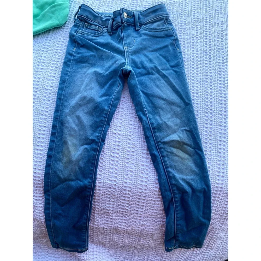 Bundle Aruba Pacific‎ & Co Hoodie Jumping Beans Jeggings Girls Size 7 Outfit